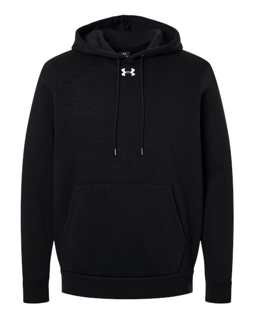 Men's Team Icon Fleece Hooded Sweatshirt - Black/ White Front