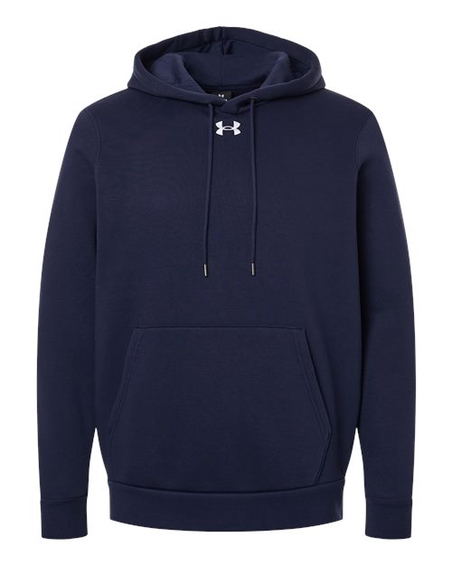 Men's Team Icon Fleece Hooded Sweatshirt - Midnight Navy/ White  Front
