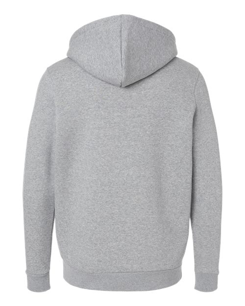 Men's Team Icon Fleece Hooded Sweatshirt - Mod Grey Light Heather/ White Back