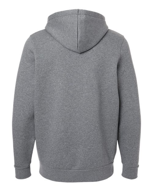 Men's Team Icon Fleece Hooded Sweatshirt - Pitch Grey Medium Heather/ White Back