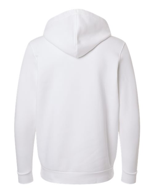 Men's Team Icon Fleece Hooded Sweatshirt - White/ Pitch Grey Medium Heather Back