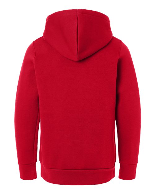 Youth Team Icon Fleece Hooded Sweatshirt - Red/ White Back