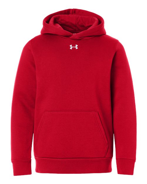 Youth Team Icon Fleece Hooded Sweatshirt - Red/ White Front
