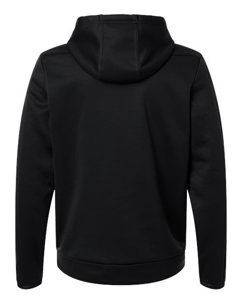 Men's Armour Fleece Pro Hooded Sweatshirt - Black/ White Back