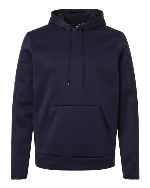 Men's Armour Fleece Pro Hooded Sweatshirt - Midnight Navy/ White Front