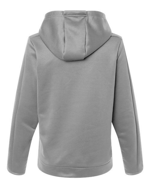 Women's Armour Fleece Pro Hooded Sweatshirt - Mod Grey/ White Back