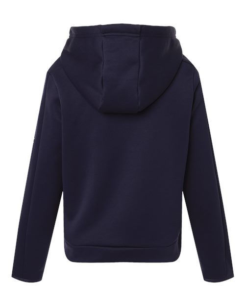 Women's Armour Fleece Pro Hooded Full-Zip - Midnight Navy/ White Back
