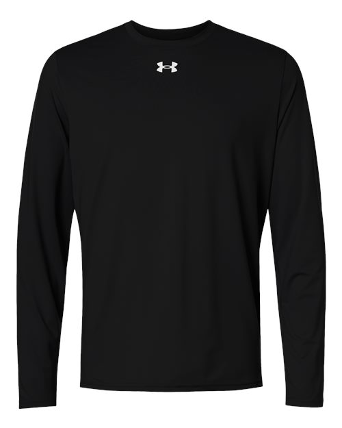 Men's Team Vanish Long Sleeve T-Shirt - Black/ White Front