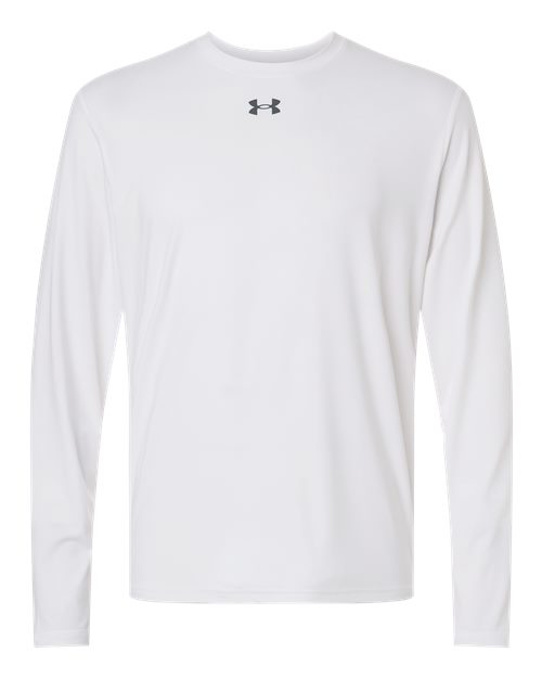 Men's Team Vanish Long Sleeve T-Shirt - White/ Pitch Grey Front