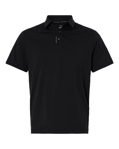Men's Drive Bonded Polo - Black/ Steel Front