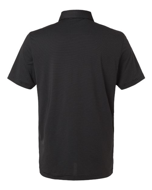 Men's Ultimate365 Pencil Stripe Climacool Polo - Carbon/ Black Back