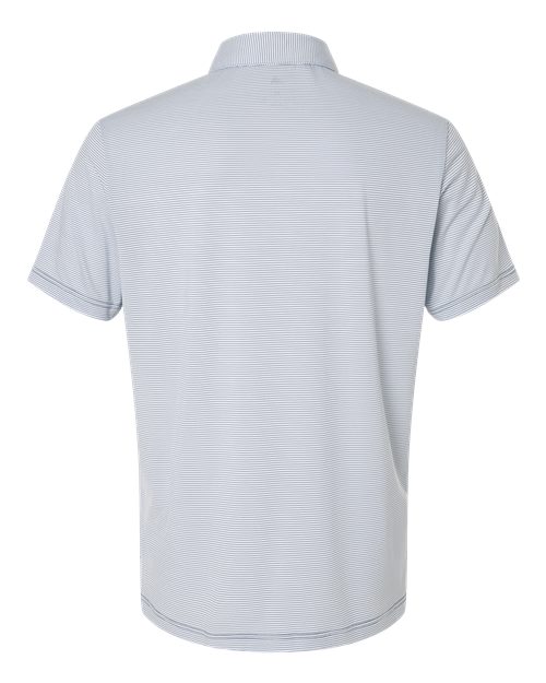Men's Ultimate365 Pencil Stripe Climacool Polo - White/ Collegiate Navy Back