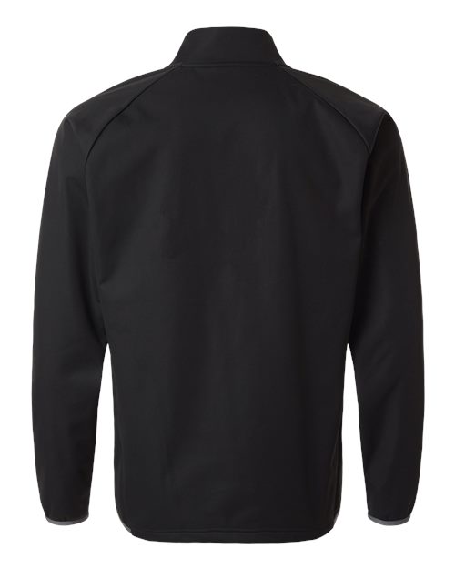 Men's Ultimate365 Wind Quarter-Zip Pullover - Black Back