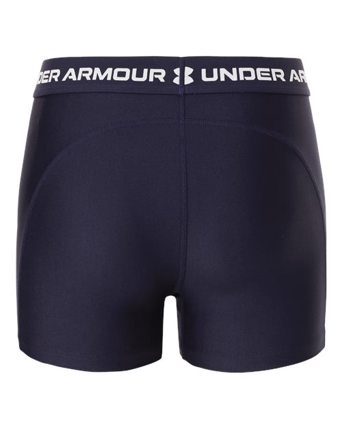 Women's HeatGear 3" Shorty - Midnight Navy/ White Back