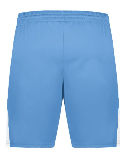 Men's Step-Back Basketball Shorts - Columbia Blue/ White Back