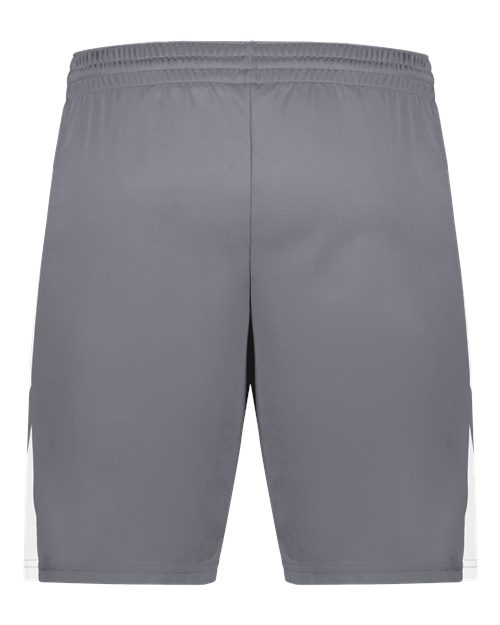 Youth Step-Back Basketball Shorts - Graphite/ White Back
