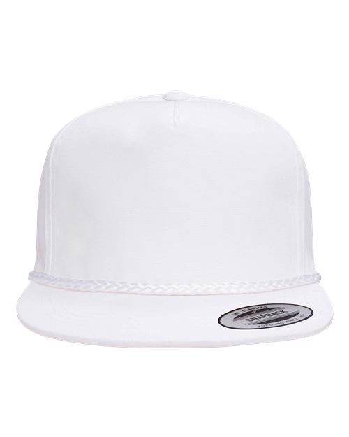 Classic Poplin Golf Cap - White Front