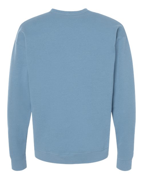 Unisex Fleece Crewneck Sweatshirt - Light Slate Back