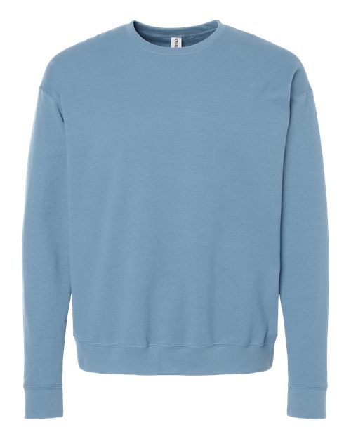 Unisex Fleece Crewneck Sweatshirt - Light Slate Front