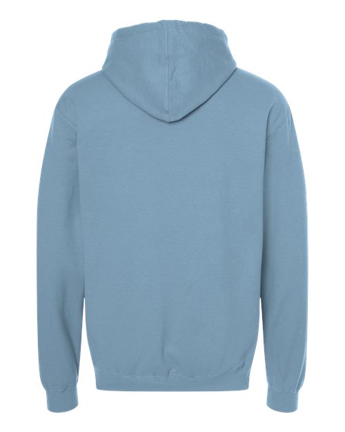 Unisex Fleece Hooded Sweatshirt - Light Slate Back