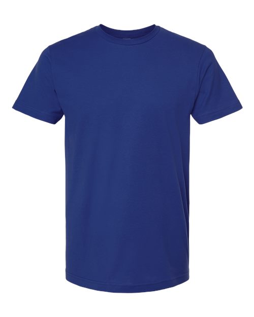 Unisex Fine Jersey T-Shirt - Deep Blue Front