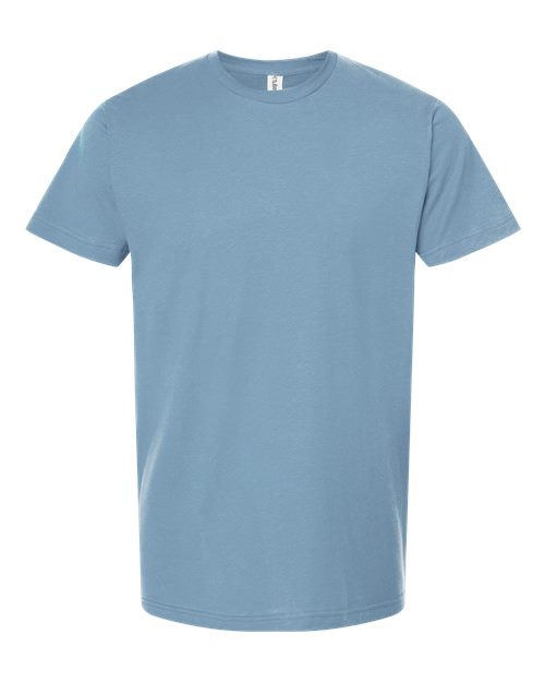 Unisex Fine Jersey T-Shirt - Light Slate Front