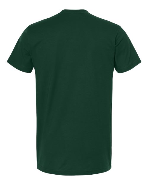 Unisex Fine Jersey T-Shirt - Forest Green Back