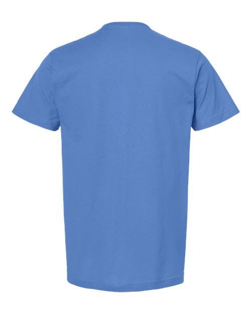 Unisex Fine Jersey T-Shirt - Serenity Blue Back