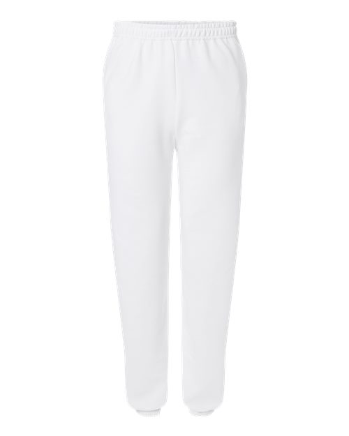 Gildan Unisex Heavy Blend™ Pocket Sweatpants - White Front