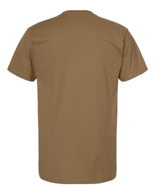 Unisex Heavyweight Jersey T-Shirt - Desert Brown Back