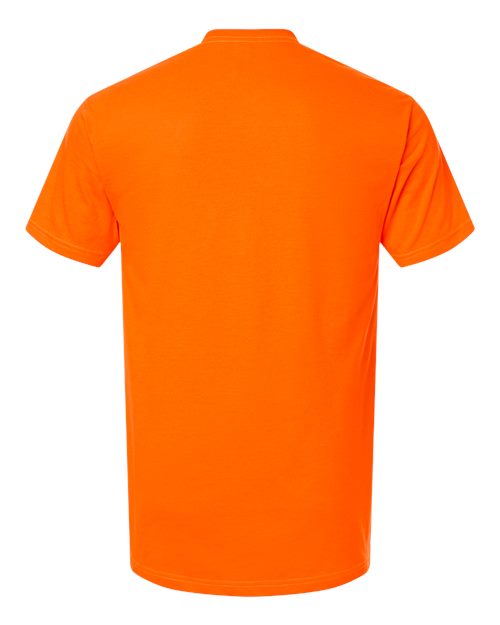 Unisex Heavyweight Jersey T-Shirt - Safety Orange Back