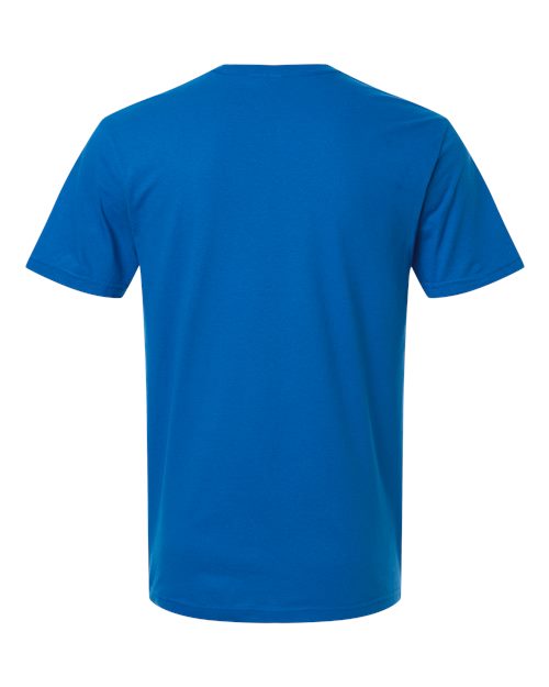 Unisex Softstyle® T-Shirt - Neon Blue Back