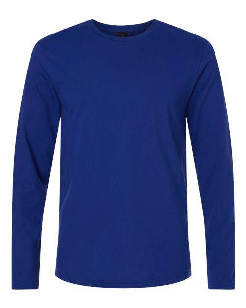 Unisex Softstyle® Long Sleeve T-Shirt - Fan Deep Royal Front