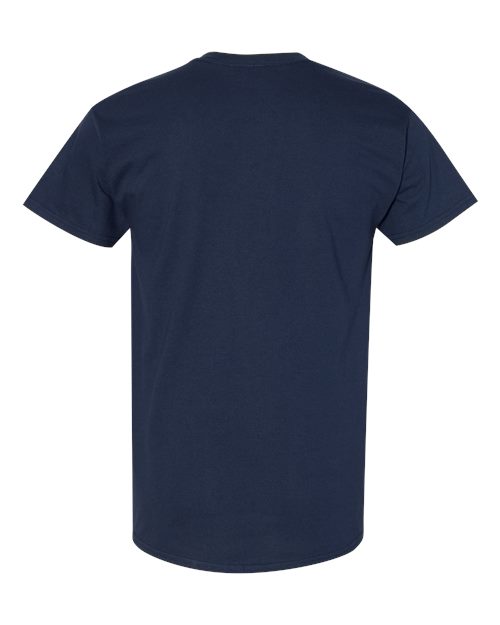 Unisex Heavy Cotton™ Plasma Print T-Shirt - Navy Back
