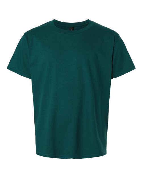 Gildan Youth Softstyle® T-Shirt - Fan Marine Green Front