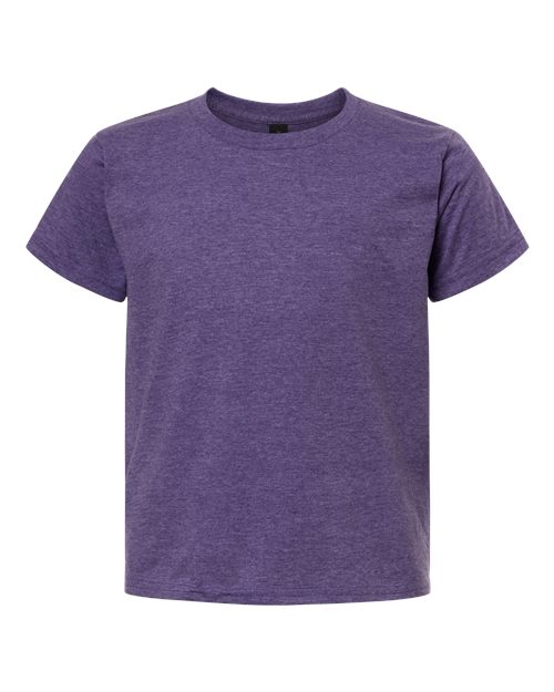 Gildan Youth Softstyle® T-Shirt - Heather Purple Front