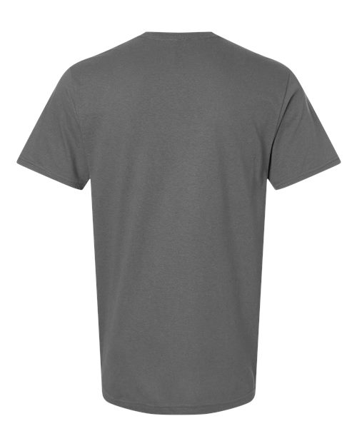 Unisex Softstyle® Plasma Print T-Shirt - Charcoal Back