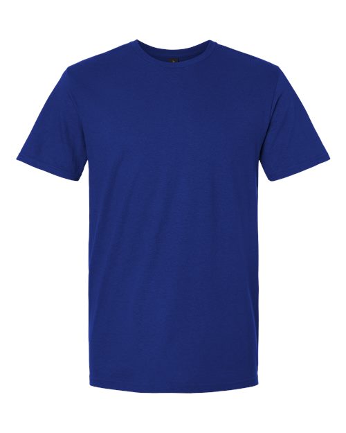 Unisex Softstyle® Plasma Print T-Shirt - Fan Deep Royal Front