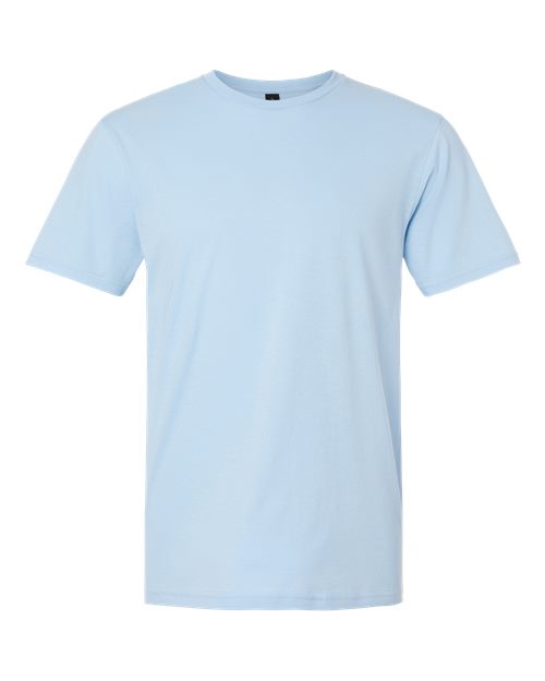 Unisex Softstyle® Plasma Print T-Shirt - Light Blue Front