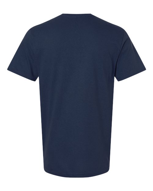 Unisex Softstyle® Plasma Print T-Shirt - Navy Back