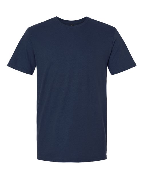 Unisex Softstyle® Plasma Print T-Shirt - Navy Front