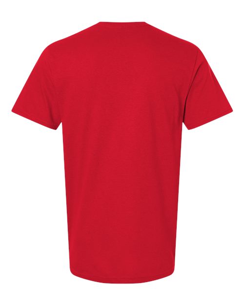 Unisex Softstyle® Plasma Print T-Shirt - Red Back