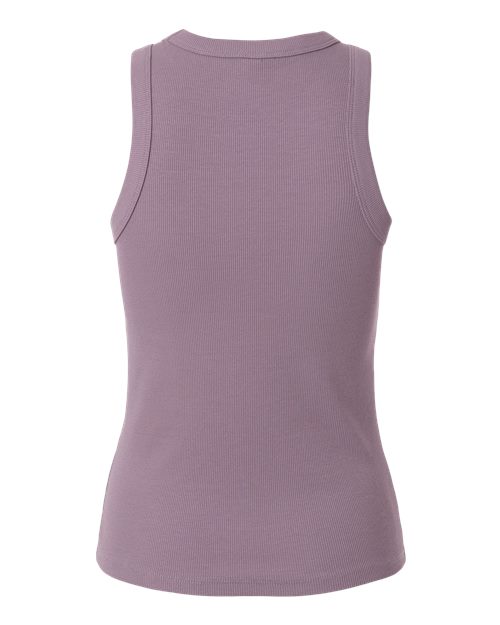 Women's Baby Rib Tank - Smokey Violet Back