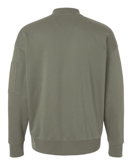Unisex French Terry Bomber Jacket - Lieutenant Back