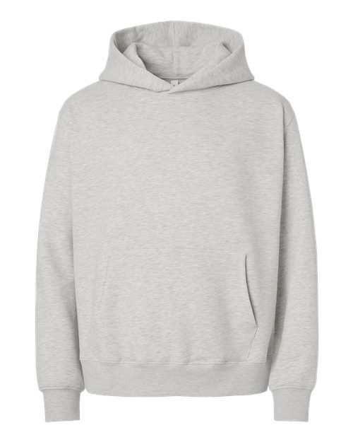 Unisex 10 oz. Heavyweight Hoodie Sweatshirt - Vintage Heather Grey Front
