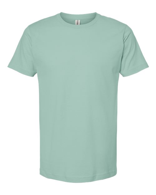 Unisex Fine Jersey T-Shirt - Light Sage Front