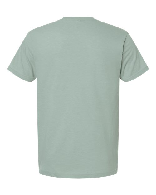 Unisex Fine Jersey T-Shirt - Heather Light Sage Back