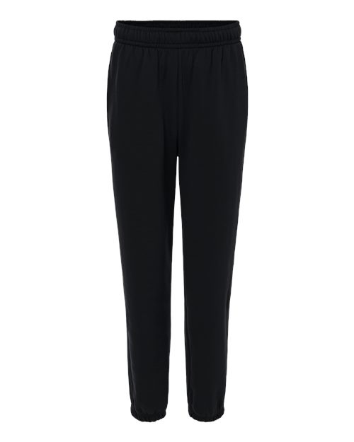 Unisex Sponge Fleece Sweatpants - Black Front