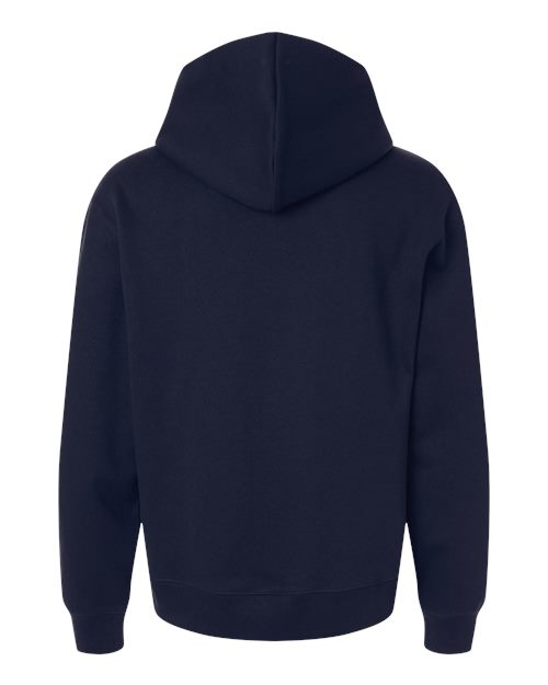 Unisex 10 oz Full-Zip Hoodie Sweatshirt - Navy Back