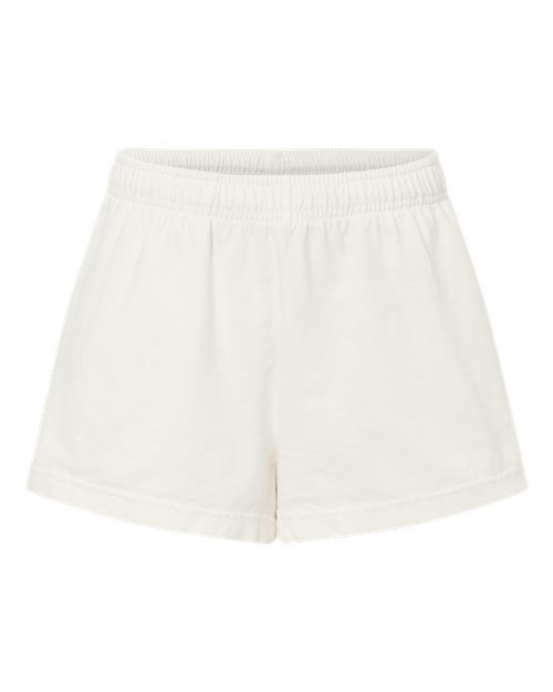 Women's Garment-Dyed Shorts - Vintage White Front